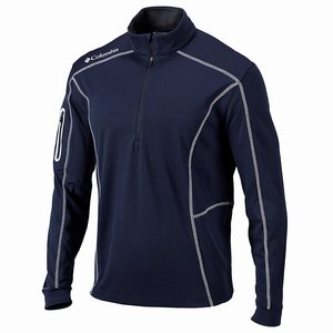 Columbia Shotgun Golf™ 1/4 Zip Herr Marinblå (IHWYK6190)